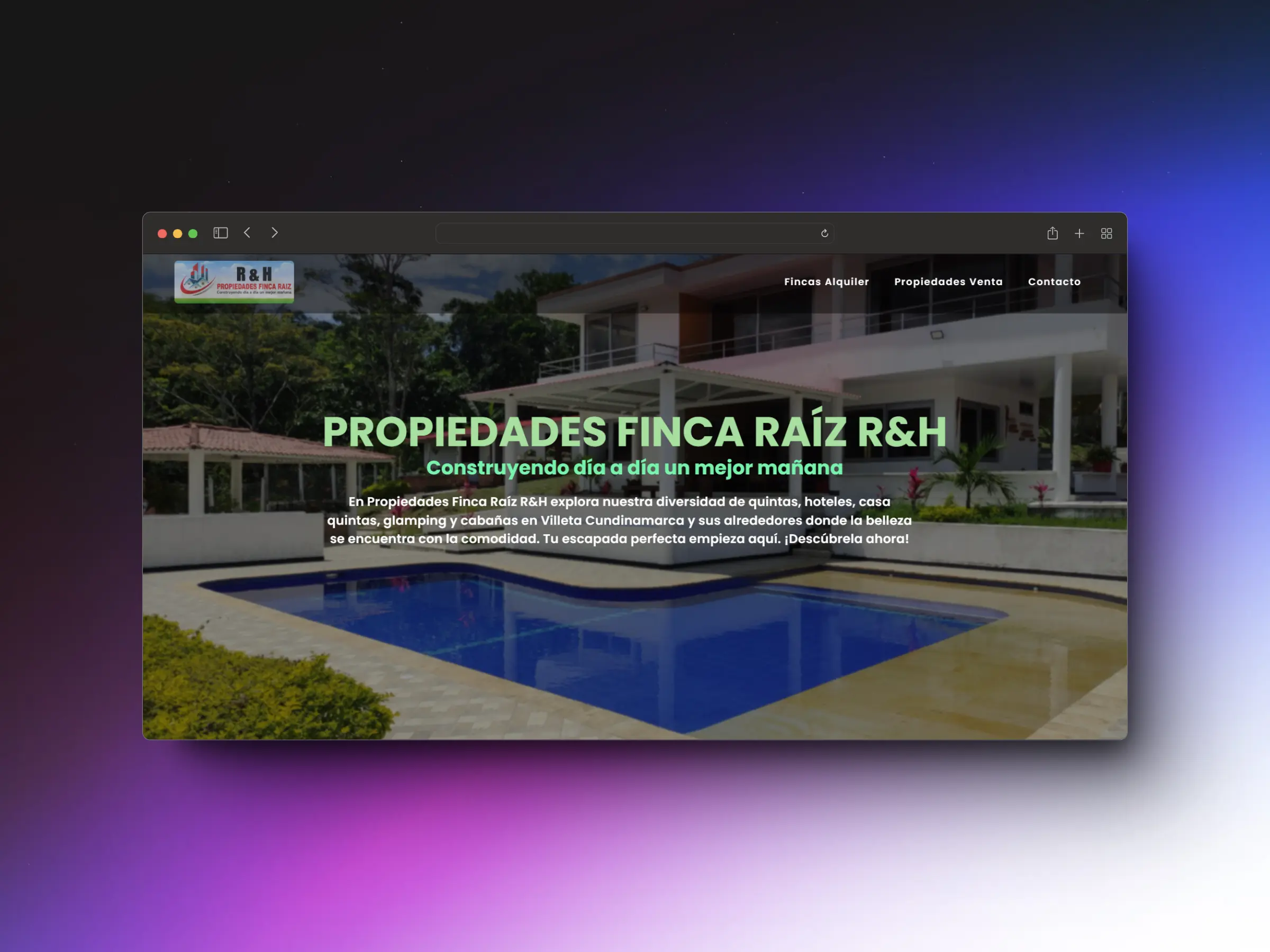 Imagen del proyecto Pagina Web R&H